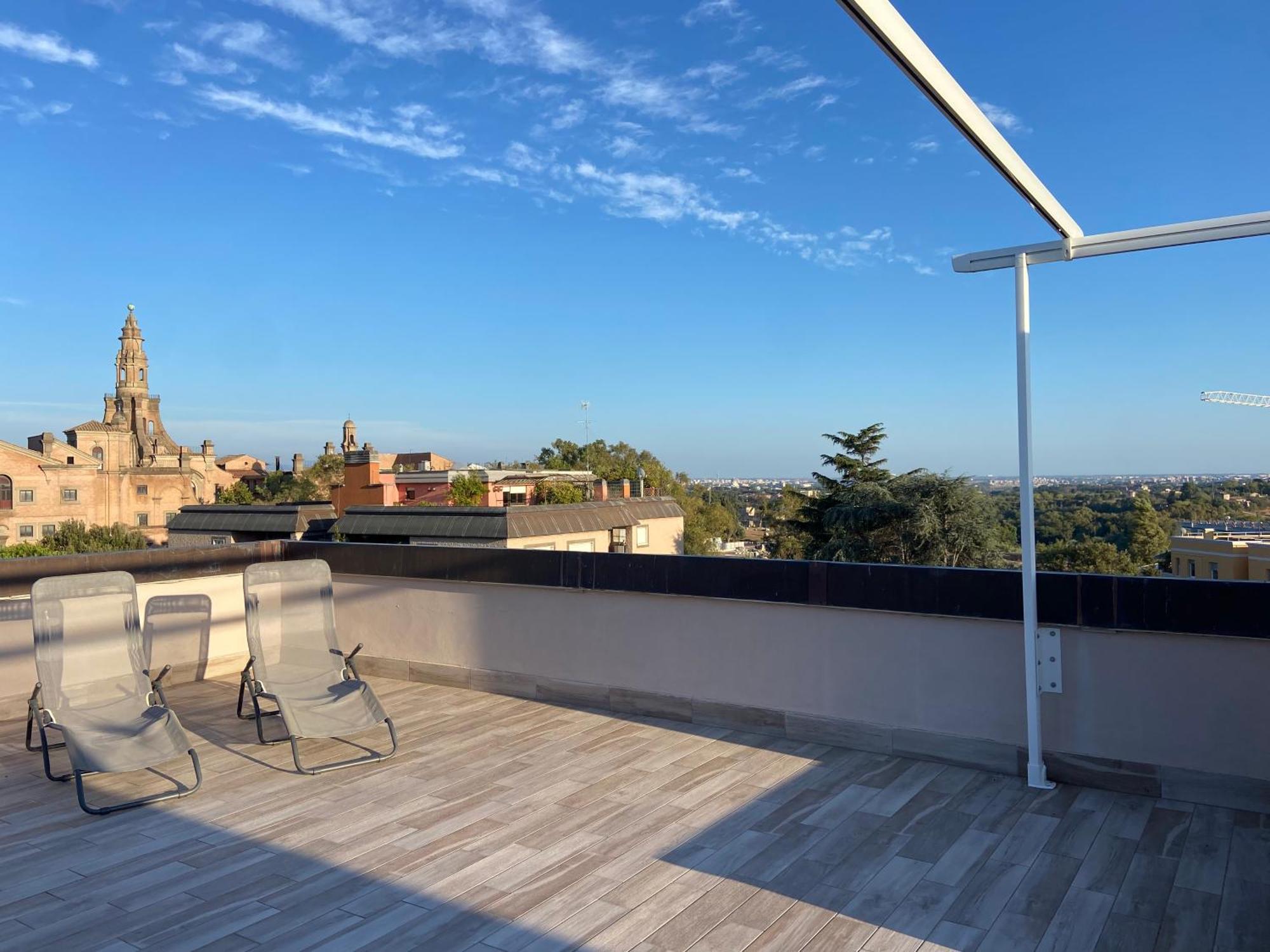 Attico Panoramico Luxury Roma Apartment Exterior photo